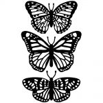 Darice - Embossing Essentials - Embossing Folder 4.25"X5.75" - Butterfly Trio