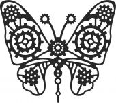 Cheery Lynn Designs Die - Gears Butterfly