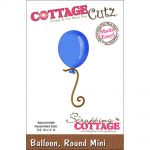 Cottage Cutz - Scrapping Cottage - Mini Die - Round Balloon .6"X3"