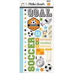 Echo Park Paper Company - Mini Theme - Goal Stickers - 12" x 6" Sticker Accent Pieces